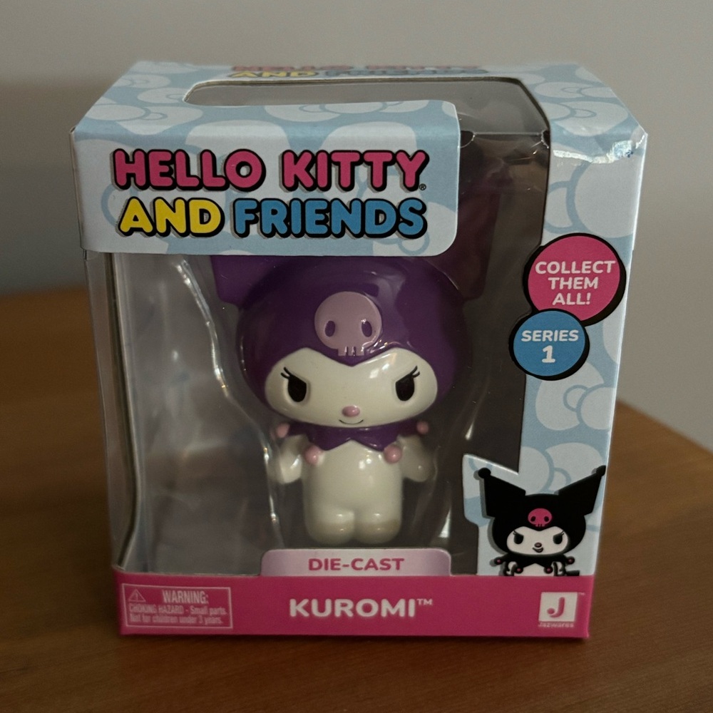 Hello Kitty Kuromi Die Cast Figure